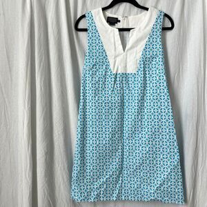 Pendleton Women's 10P Vista Retro Floral Summer Shift Dress 100% Cotton Preppy